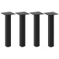 vidaXL Couchtischbeine 4 Stk. Schwarz 42-44 cm Stahl vidaXL Couchtischbeine 4 Stk. Schwarz 42-44 cm Stahl