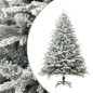 Künstlicher Weihnachtsbaum LEDs & Kugeln Beschneit 150cm PVC PE Künstlicher Weihnachtsbaum LEDs & Kugeln Beschneit 150cm PVC PE