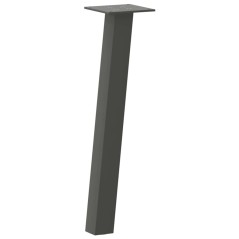 vidaXL Couchtischbeine 4 Stk. Anthrazit 30 cm Stahl
