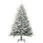 Künstlicher Weihnachtsbaum LEDs & Kugeln Beschneit 150cm PVC PE Künstlicher Weihnachtsbaum LEDs & Kugeln Beschneit 150cm PVC PE