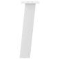 vidaXL Couchtischbeine 4 Stk. Weiß 42 cm Stahl vidaXL Couchtischbeine 4 Stk. Weiß 42 cm Stahl