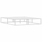 vidaXL Bettgestell ohne Matratze Weiß 160x200 cm Metall vidaXL Bettgestell ohne Matratze Weiß 160x200 cm Metall