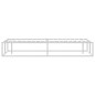 vidaXL Bettgestell ohne Matratze Weiß 160x200 cm Metall vidaXL Bettgestell ohne Matratze Weiß 160x200 cm Metall