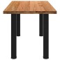 vidaXL Esstisch Hellbraun 180x80x74 cm Massivholz Eiche Rechteckig