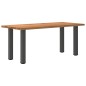 vidaXL Esstisch Hellbraun 180x80x74 cm Massivholz Eiche Rechteckig vidaXL Esstisch Hellbraun 180x80x74 cm Massivholz Eiche Rechteckig