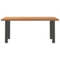 vidaXL Esstisch Hellbraun 180x80x74 cm Massivholz Eiche Rechteckig vidaXL Esstisch Hellbraun 180x80x74 cm Massivholz Eiche Rechteckig