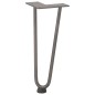 vidaXL Haarnadelbeine 4 Stk. Naturstahl 30 cm Massivstahl vidaXL Haarnadelbeine 4 Stk. Naturstahl 30 cm Massivstahl