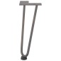 vidaXL Haarnadelbeine 4 Stk. Naturstahl 30 cm Massivstahl vidaXL Haarnadelbeine 4 Stk. Naturstahl 30 cm Massivstahl