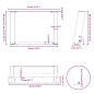 vidaXL Couchtischbeine U-Form 2 Stk. Anthrazit 40x(30-31) cm Stahl vidaXL Couchtischbeine U-Form 2 Stk. Anthrazit 40x(30-31) cm Stahl