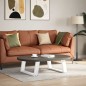 vidaXL Couchtischbeine U-Form 2 Stk. Weiß 60x(30-31) cm Stahl vidaXL Couchtischbeine U-Form 2 Stk. Weiß 60x(30-31) cm Stahl