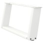 vidaXL Couchtischbeine U-Form 2 Stk. Weiß 60x(30-31) cm Stahl vidaXL Couchtischbeine U-Form 2 Stk. Weiß 60x(30-31) cm Stahl