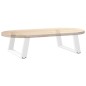vidaXL Couchtischbeine U-Form 2 Stk. Weiß 60x(30-31) cm Stahl vidaXL Couchtischbeine U-Form 2 Stk. Weiß 60x(30-31) cm Stahl