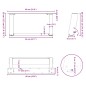 vidaXL Couchtischbeine U-Form 2 Stk. Weiß 60x(30-31) cm Stahl vidaXL Couchtischbeine U-Form 2 Stk. Weiß 60x(30-31) cm Stahl