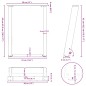 vidaXL Couchtischbeine U-Form 2 Stk. Naturstahl 38x(42-43) cm Stahl vidaXL Couchtischbeine U-Form 2 Stk. Naturstahl 38x(42-43) cm Stahl