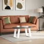 vidaXL Couchtischbeine U-Form 2 Stk. Weiß 38x(42-43) cm Stahl vidaXL Couchtischbeine U-Form 2 Stk. Weiß 38x(42-43) cm Stahl