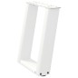 vidaXL Couchtischbeine U-Form 2 Stk. Weiß 38x(42-43) cm Stahl vidaXL Couchtischbeine U-Form 2 Stk. Weiß 38x(42-43) cm Stahl