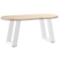 vidaXL Couchtischbeine U-Form 2 Stk. Weiß 38x(42-43) cm Stahl vidaXL Couchtischbeine U-Form 2 Stk. Weiß 38x(42-43) cm Stahl