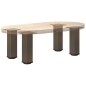 vidaXL Couchtischbeine 4 Stk. Naturstahl 42-44 cm Stahl vidaXL Couchtischbeine 4 Stk. Naturstahl 42-44 cm Stahl