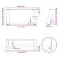 vidaXL Couchtischbeine U-Form 2 Stk. Anthrazit 70x(30-31) cm Stahl vidaXL Couchtischbeine U-Form 2 Stk. Anthrazit 70x(30-31) cm Stahl