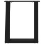 vidaXL Couchtischbeine U-Form 2 Stk. Schwarz 28x(42-43) cm Stahl vidaXL Couchtischbeine U-Form 2 Stk. Schwarz 28x(42-43) cm Stahl
