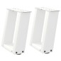 vidaXL Couchtischbeine U-Form 2 Stk. Weiß 30x(30-31) cm Stahl vidaXL Couchtischbeine U-Form 2 Stk. Weiß 30x(30-31) cm Stahl