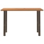 vidaXL Bartisch Hellbraun 180x80x112 cm Massivholz Eiche Rechteckig vidaXL Bartisch Hellbraun 180x80x112 cm Massivholz Eiche Rechteckig