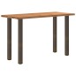 vidaXL Bartisch Hellbraun 180x80x112 cm Massivholz Eiche Rechteckig vidaXL Bartisch Hellbraun 180x80x112 cm Massivholz Eiche Rechteckig