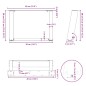vidaXL Couchtischbeine U-Form 2 Stk. Schwarz 40x(30-31) cm Stahl vidaXL Couchtischbeine U-Form 2 Stk. Schwarz 40x(30-31) cm Stahl