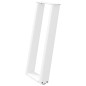 vidaXL Konsolentischbeine U-Form 2 Stk. Weiß 28x(72-73) cm Stahl vidaXL Konsolentischbeine U-Form 2 Stk. Weiß 28x(72-73) cm Stahl
