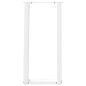 vidaXL Konsolentischbeine U-Form 2 Stk. Weiß 28x(72-73) cm Stahl vidaXL Konsolentischbeine U-Form 2 Stk. Weiß 28x(72-73) cm Stahl