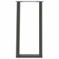 vidaXL Konsolentischbeine U-Form 2 Stk. Anthrazit 38x(72-73) cm Stahl vidaXL Konsolentischbeine U-Form 2 Stk. Anthrazit 38x(72-73) cm Stahl
