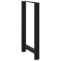 vidaXL Couchtischbeine Schwarz 2 Stk. 60x(100-101) cm Stahl vidaXL Couchtischbeine Schwarz 2 Stk. 60x(100-101) cm Stahl