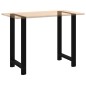 vidaXL Couchtischbeine Schwarz 2 Stk. 60x(100-101) cm Stahl vidaXL Couchtischbeine Schwarz 2 Stk. 60x(100-101) cm Stahl