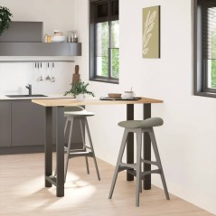 vidaXL Couchtischbeine Anthrazit 2 Stk. 60x(100-101) cm Stahl
