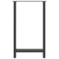 vidaXL Couchtischbeine Anthrazit 2 Stk. 60x(100-101) cm Stahl vidaXL Couchtischbeine Anthrazit 2 Stk. 60x(100-101) cm Stahl