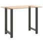 vidaXL Couchtischbeine Anthrazit 2 Stk. 60x(100-101) cm Stahl vidaXL Couchtischbeine Anthrazit 2 Stk. 60x(100-101) cm Stahl