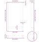 vidaXL Couchtischbeine Anthrazit 2 Stk. 60x(100-101) cm Stahl vidaXL Couchtischbeine Anthrazit 2 Stk. 60x(100-101) cm Stahl
