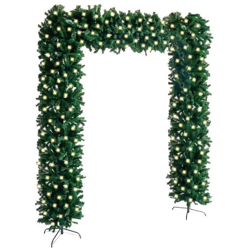 Weihnachtsgirlande mit LEDs Grün 240 cm Weihnachtsgirlande mit LEDs Grün 240 cm