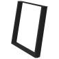 vidaXL Esstischbeine U-Form 2 Stk. Schwarz 100x(72-73) cm Stahl vidaXL Esstischbeine U-Form 2 Stk. Schwarz 100x(72-73) cm Stahl
