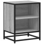vidaXL Nachttische 2 Stk. Grau Sonoma 40x31x50 cm Holzwerkstoff Metall vidaXL Nachttische 2 Stk. Grau Sonoma 40x31x50 cm Holzwerkstoff Metall