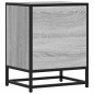 vidaXL Nachttische 2 Stk. Grau Sonoma 40x31x50 cm Holzwerkstoff Metall vidaXL Nachttische 2 Stk. Grau Sonoma 40x31x50 cm Holzwerkstoff Metall