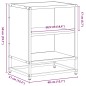 vidaXL Nachttische 2 Stk. Grau Sonoma 40x31x50 cm Holzwerkstoff Metall vidaXL Nachttische 2 Stk. Grau Sonoma 40x31x50 cm Holzwerkstoff Metall