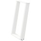 vidaXL Esstischbeine U-Form 2 Stk. Weiß 60x(72-73) cm Stahl vidaXL Esstischbeine U-Form 2 Stk. Weiß 60x(72-73) cm Stahl