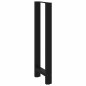 vidaXL Couchtischbeine Schwarz 2 Stk. 50x(110-111) cm Stahl vidaXL Couchtischbeine Schwarz 2 Stk. 50x(110-111) cm Stahl