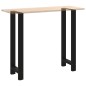 vidaXL Couchtischbeine Schwarz 2 Stk. 50x(110-111) cm Stahl vidaXL Couchtischbeine Schwarz 2 Stk. 50x(110-111) cm Stahl