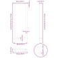 vidaXL Couchtischbeine Schwarz 2 Stk. 50x(110-111) cm Stahl vidaXL Couchtischbeine Schwarz 2 Stk. 50x(110-111) cm Stahl