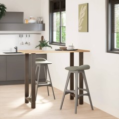 vidaXL Couchtischbeine Naturstahl 2 Stk. 60x(110-111) cm Stahl