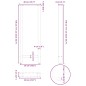 vidaXL Couchtischbeine Anthrazit 2 Stk. 40x(110-111) cm Stahl vidaXL Couchtischbeine Anthrazit 2 Stk. 40x(110-111) cm Stahl