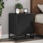 vidaXL Nachttische 2 Stk. Schwarz 40x31x50 cm Holzwerkstoff und Metall vidaXL Nachttische 2 Stk. Schwarz 40x31x50 cm Holzwerkstoff und Metall