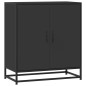 vidaXL Sideboard Schwarz 68x35x76 cm Holzwerkstoff und Metall vidaXL Sideboard Schwarz 68x35x76 cm Holzwerkstoff und Metall